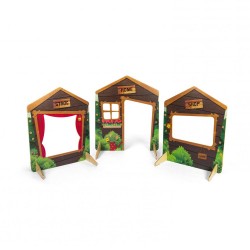 Paravan Domeček na hraní kulisa set