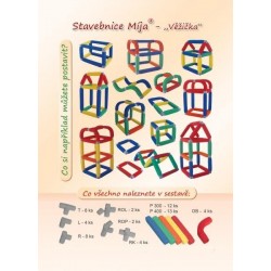 Stavebnice MÍJA - Věžička 55 dílů