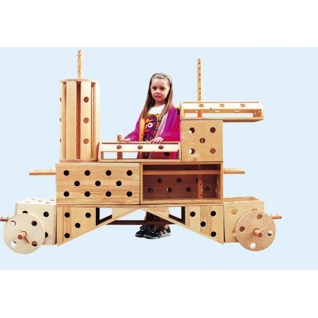 Polikarpova stavebnice lakovaná - tyč 150 cm