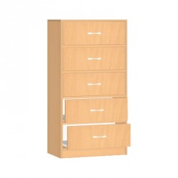 Safety skříňka se zásuvkami - 60x121x45 cm