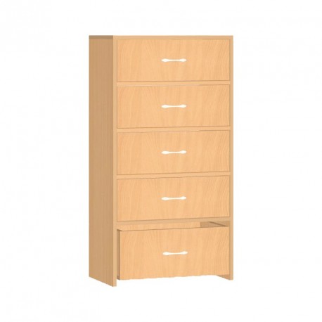 Safety skříňka s policemi a kontejnerem - 60x121x45 cm