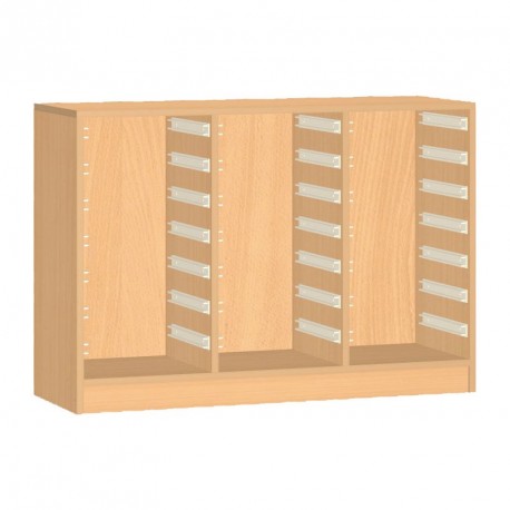 Skříňka na plastové boxy - 105x76 cm