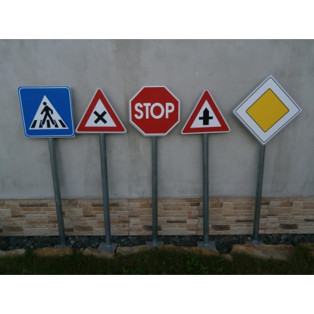 DĚTSKÉ DOPRAVNÍ ZNAČKY SADA 10ks
