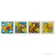 Motýl – vývojové vrstvené puzzle ze dřeva, 4 vrstvy, 44 díly