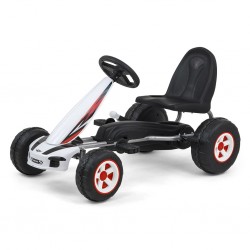 Dětská šlapací motokára Go-kart Viper červená